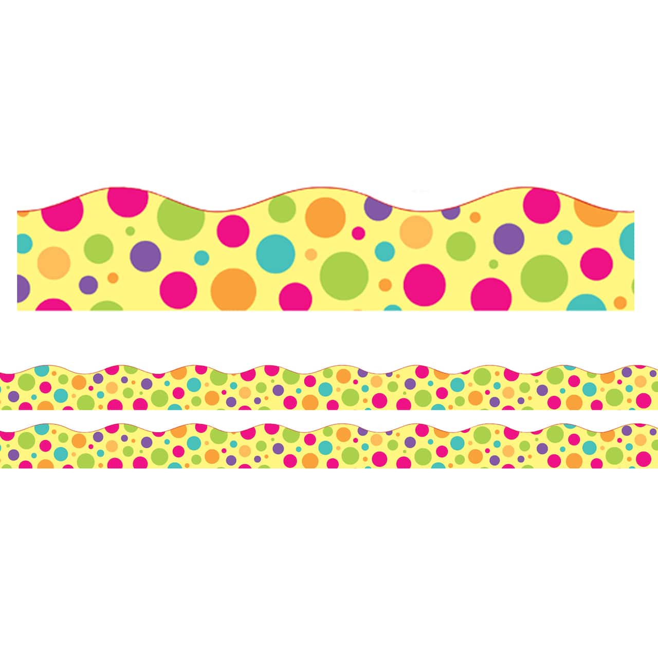 Charles Leonard Colorful Dot Magnetic Border, 48ft.